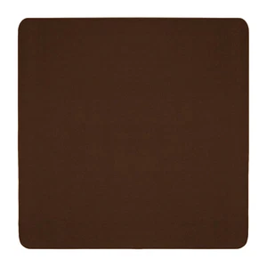 6 x 6 SKID-RESISTANT Area Rug Kitchen Carpet Floor Mat CHOCOLATE BROWN - Picture 1 of 5
