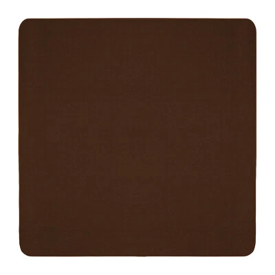 5 x 5 SKID-RESISTANT Area Rug Kitchen Carpet Floor Mat CHOCOLATE BROWN - Image 1 of 4