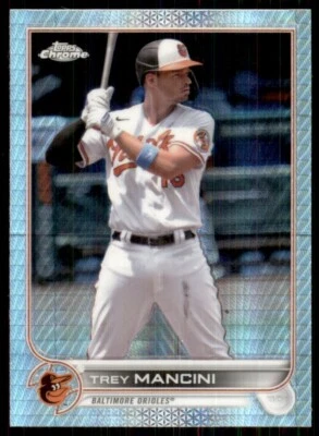 2022 Topps Chrome Sonic Prism Refractor #72 Trey Mancini Baltimore Orioles - Image 1 of 2