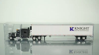 Ton Tonkin Peterbilt 389 con Dryvan Knight Transportation 53' escala 1:87 HO Foto 1 de 3