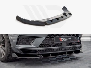 Difusor Frontal Difusor V1 Diseño Maxton Brillo Negro ASB para Cupra Ateca - Imagen 1 de 4