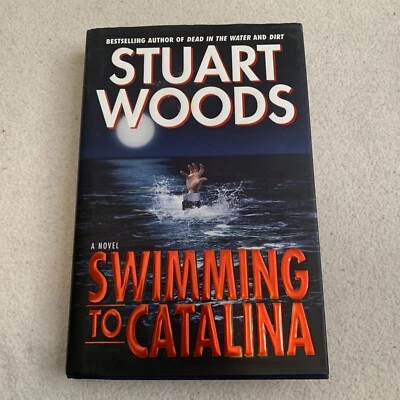 Signed, Limited Edition, 1st/1st! Swimming to Catalina By Stuart Woods 1998 HCDJ - Image 1 of 4