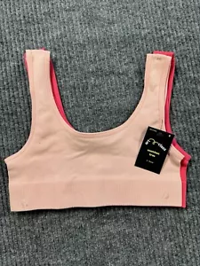 Art Class Bra Girls Small Seamless Scoop Sports Bra 2 Pack Pink & Coral New - Picture 1 of 5