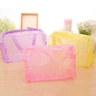 Waterproof Transparent PVC Travel Cosmetic Make Up Toiletry Bag Zipper Purse