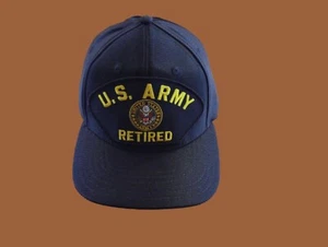 U.S ARMY RETIRED HAT U.S MILITARY OFFICIAL BALL CAP MADE IN THE U.S.A - Picture 1 of 4