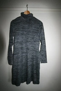 M&S Collection dress size 10 grey marl roll neck long sleeve cosy autumn BNWT - Picture 1 of 6