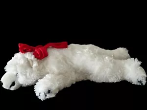 Dan Dee Realistic Choice weißer Eisbär 18 Zoll weiches zotteliges Plüschtier Stofftier - Bild 1 von 20