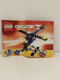 Lego Creator 3 in 1 5864 Tub, Mini Helicopter, 2009 Manual/instruction