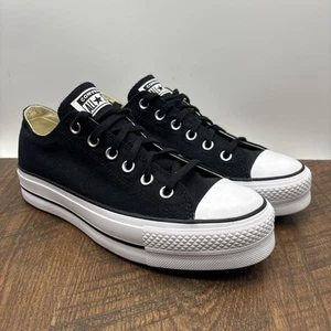 Converse 7,5 Chuck Taylor All Star Lift schwarze Damen-Sneaker – 560250C - Bild 1 von 8