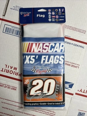 Tony Stewart NASCAR #20 Home Depot 3 x 5’ Flag WinCraft Racing - Image 1 of 4