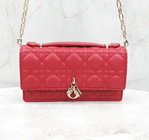 Dior My Mini Bag Red Cannage S0980ONMJ 139290690 - Picture 1 of 8