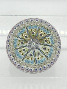 Perthshire Crieff Scotland Millefiori Paperweight 3" Clear - Picture 1 of 10