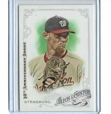 2015 TOPPS ALLEN & GINTER STEPHEN STRASBURG 10TH ANNIVERSARY ISSUE #101   06/10 - Image 1 of 2