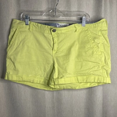 Pantalones Cortos Aeropostale Mujer Talla 18 Neón Midi Sarga Foto 1 de 4