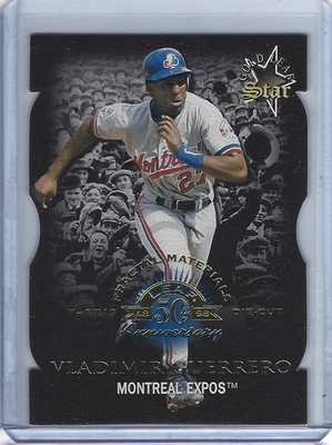 Hoja Fractal Materials 1998 Vladimir Guerrero #170 eje Y troquelado #32/1000  Foto 1 de 2