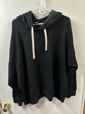 Sudadera con capucha súper suave con cordón Buffalo David Bitton para dama nueva con etiquetas XXL negra Foto 1 de 4