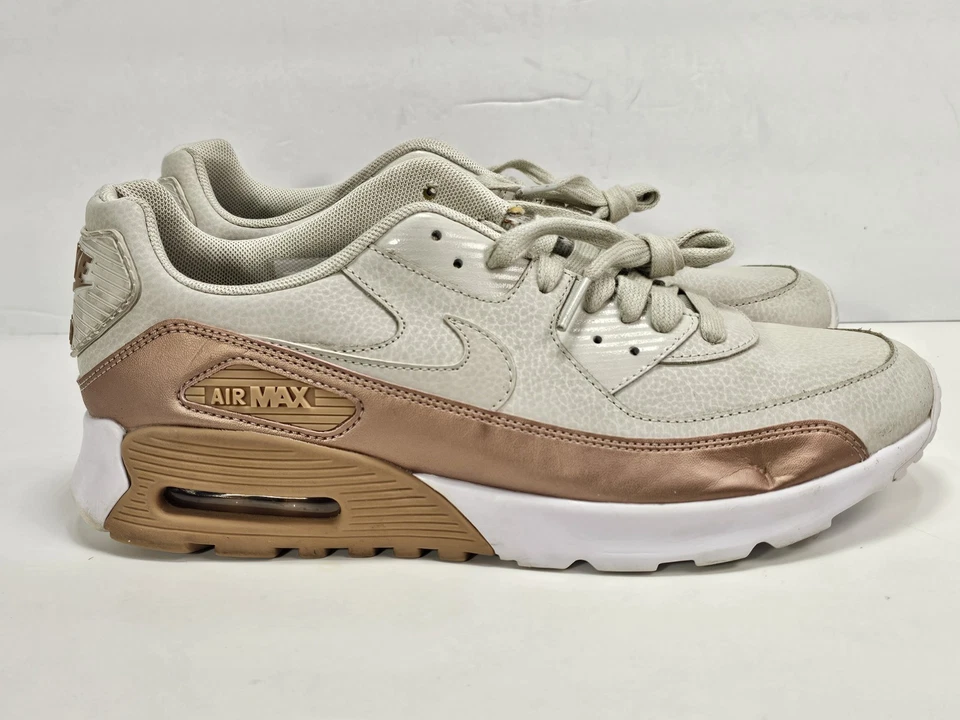 NIKE AIR MAX 90 ULTRA SE Mujer Talla 11 Bronce Hueso Claro 859523-001 Foto 1 de 4