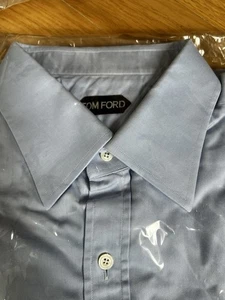 Tom Ford Blue Formal Shirt Size 17 - Picture 1 of 2