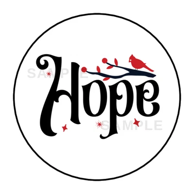 30 pegatinas Christmas Hope etiquetas etiquetas sobre sellos favores de fiesta Foto 1 de 2