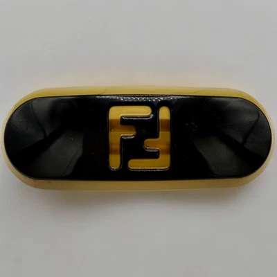 Fendi Vintage FF Hair Barrette - Image 1 of 4