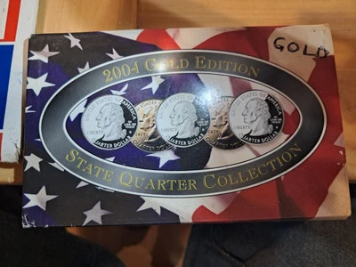 Uncirculated 2004 Gold Edition State Quarter Collection 2 SETS $133.33 EACH SET - Image 1 of 2