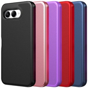 For T-Mobile Revvl 8 Phone Case Dual Layer Heavy Duty Shockproof Hybrid Cover - Picture 1 of 32