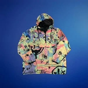 Reason Brand jacket Medium Pullover Anorak Hoodie Windbreaker Lightweight Xl - Picture 1 of 6