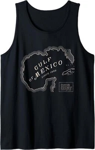 Camiseta sin mangas mapa Golfo de México - Imagen 1 de 2