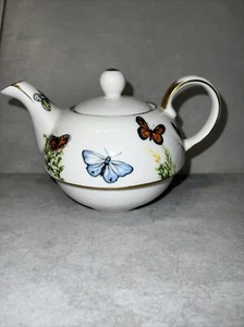 Vintage Burton & Burton Butterfly Teapot ✅ - Picture 1 of 11