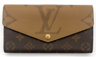 Louis Vuitton M80726 Monogram Giant Reverse Portefeuille Sarah Wallet - Auth