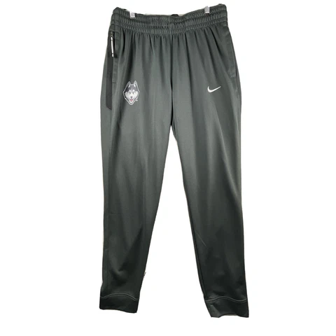 New Nike UCONN Huskies Dri-FIT Basketball Warm-Up Pants Gray Women's M AT5308 Cover