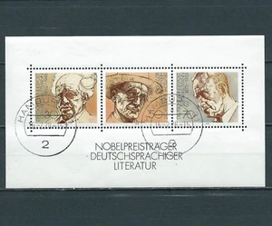 ALEMANIA 1978—BLOQUE PREMIOS NOBEL DE LITERATURA BL16—PRIMER DÍA DE EMISIÓN - Imagen 1 de 1