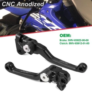 CNC Pivot Racing Motocross Brake Clutch Levers For YAMAHA YZ125 YZ250/F YZ450F - Picture 1 of 11