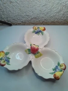 Vintage Italienische Keramik Servier Party Susan Keramik Obst S Siehe Beschreibung Beau - Bild 1 von 24