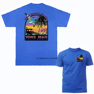 T-shirt grafica Classic Sunsets in Paradise Venice Beach California Los Angeles - Foto 1 di 13