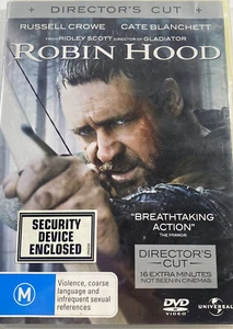 Robin Hood - Director's Cut (DVD) Russell Crowe Cate Blanchett PAL Reg 2,4 &5 - Picture 1 of 4