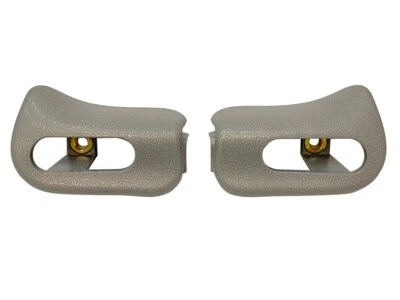 Sun Visor Trim Caps Set for Mercedes R129 SL500 SL600 1994-2001 Orion Gray Color - Image 1 of 4