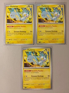 3x Pachirisu 068/198 Pokemon card Scarlet & Violet uncommon NM - Picture 1 of 1