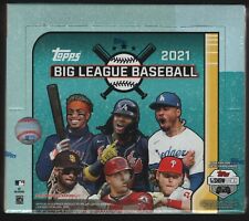 IN STOCK 2021 Topps Big League Baseball Factory Sealed Hobby Box 18 Packs