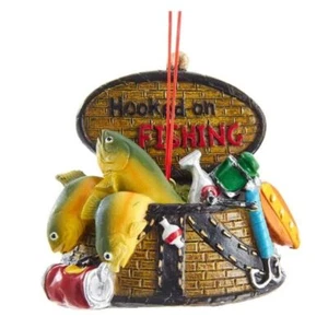 Fishing Basket Christmas Tree Ornament J8552 - Picture 1 of 1