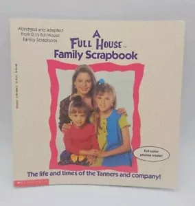Full House TV Show 1993 Family Scrapbook Scholastic Bob Saget Olsen Twins RARE - Picture 1 of 5