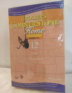 Grolier's CornerStone Home English Course Grades 7-8 CD-ROM Windows/Mac New - Picture 1 of 12