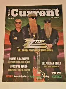 The Current Magazine May 2010 ZZ Top Rocklahoma Wilma Mankiller - Foto 1 di 1