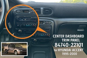 Center Dashboard Trim Panel 84740-22101 for Hyundai Accent 1995–2000 - Picture 1 of 6