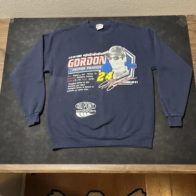 Винтажная толстовка Jeff Gordon Crewneck Winston Cup Dupont Chase чемпион NASCAR - Изображение 1 из 4