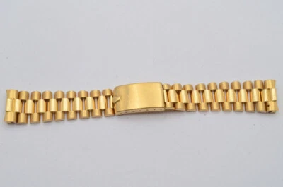 Pulseira Rolex President 20 mm para relógio masculino ouro 18K 750 para 1803 59 gr. - Imagem 1 de 3
