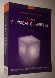 Trapp Student Solution Manual Accompany Atkins Physical Chemistry 10Ed Oxford vg - Bild 1 von 2