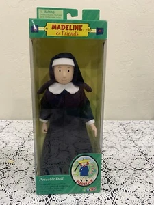 Vintage Madeline & Friends MISS CLAVEL 10" posabile bambola monaca vestito nuovo - Foto 1 di 9