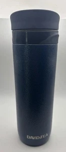 Davids Tea Navy Blue Stainless Steel Tea Press - Picture 1 of 8