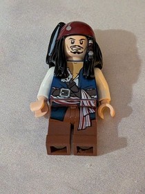 LEGO Jack Sparrow Minifigure Pirates of the Caribbean poc012  4184
